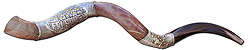 Jerusalem Silver Plated Shofar